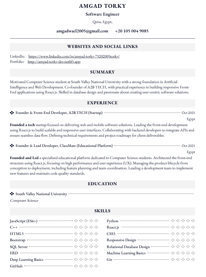 CV Preview